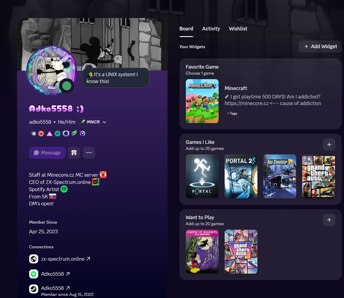 Discord Profile